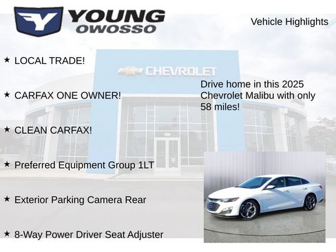 Used 2025 Chevrolet Malibu LT w/ LPO, Floor Liner Package image 8
