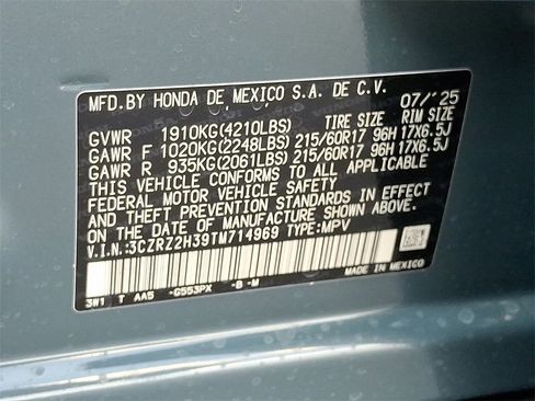 New 2026 Honda HR-V LX image 10