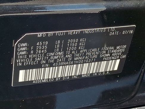 Used 2017 Subaru Legacy 2.5i Sport AWD/4WD image 27