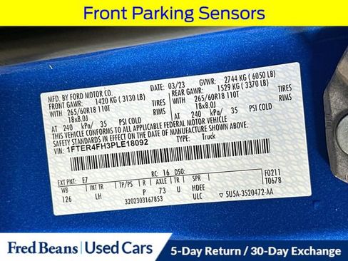 Certified 2023 Ford Ranger XLT w/ Equipment Group 302A High AWD/4WD image 37