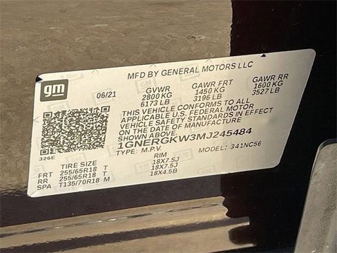 Used 2021 Chevrolet Traverse LT image 32