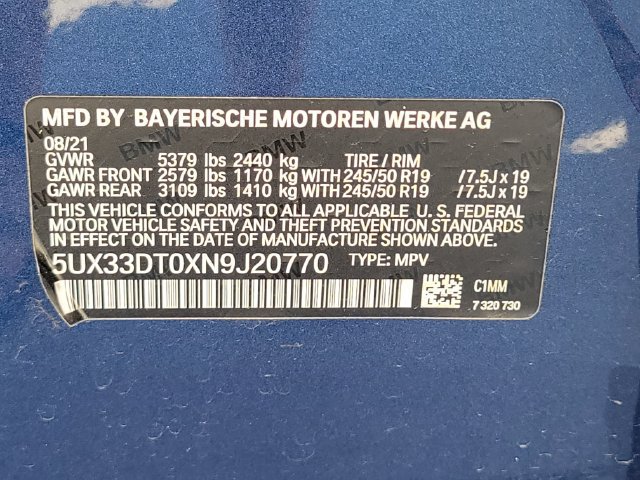 Used 2022 BMW X4 xDrive30i w/ Premium Package AWD/4WD image 17