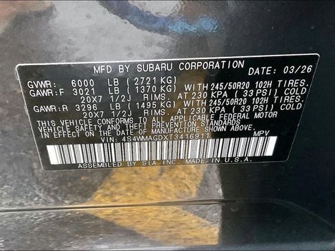 New 2026 Subaru Ascent Limited image 16