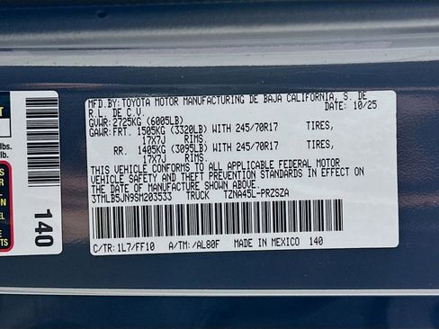 Certified 2025 Toyota Tacoma SR5 image 30