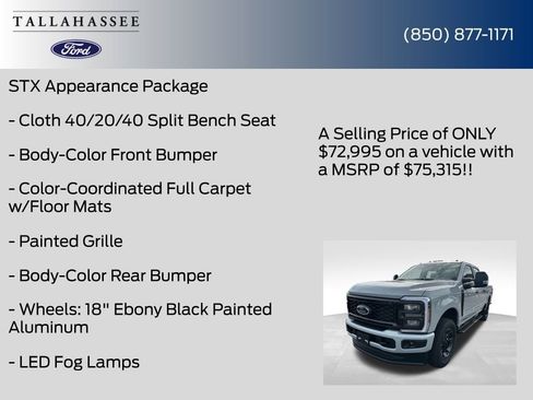 New 2026 Ford F250 XL w/ STX Appearance Package image 13