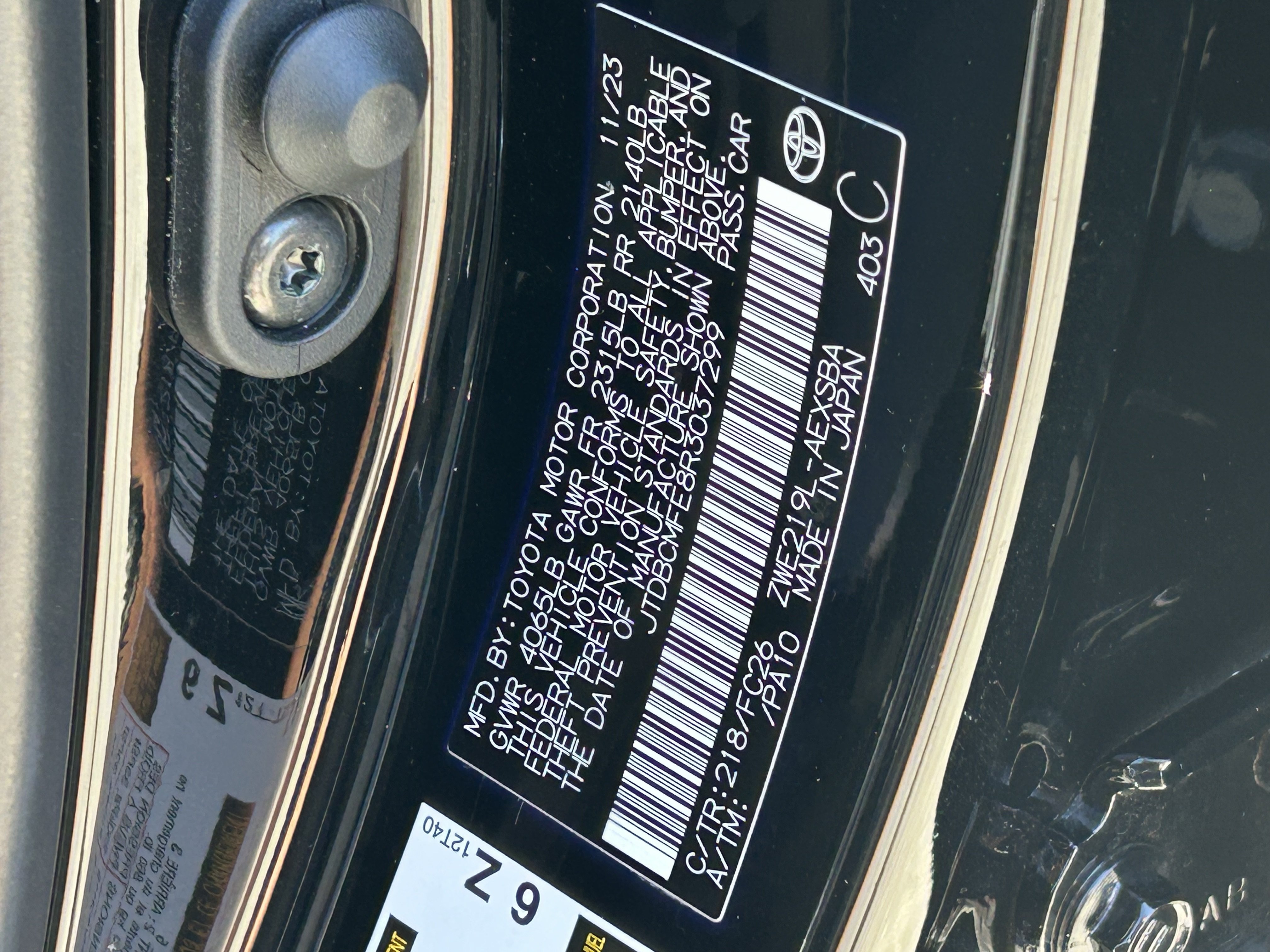 Certified 2024 Toyota Corolla SE FWD image 30