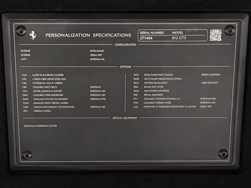Certified 2022 Ferrari 812 GTS RWD image 23