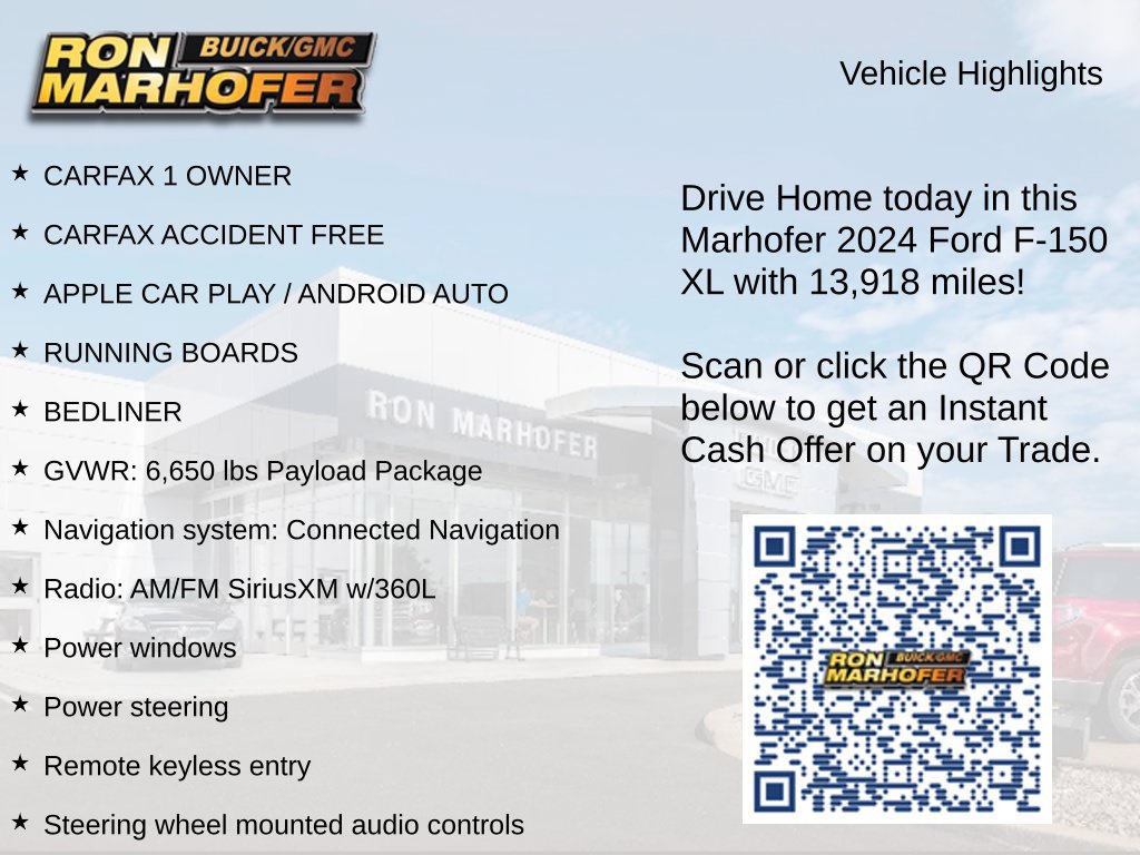 Used 2024 Ford F150 XL w/ Equipment Group 103A High AWD/4WD image 14