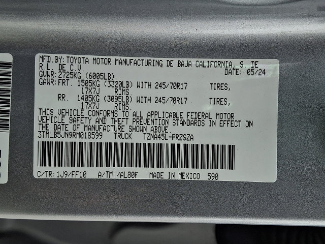 Used 2024 Toyota Tacoma SR5 AWD/4WD image 27