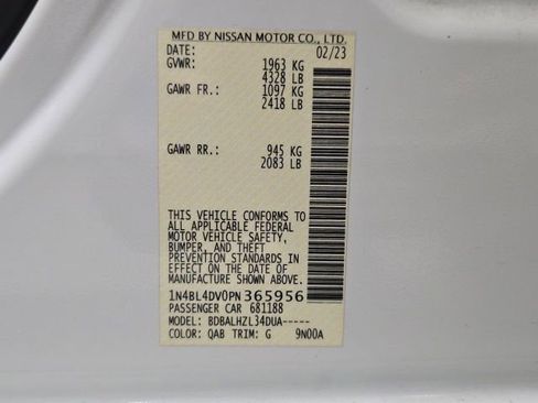 Used 2023 Nissan Altima 2.5 SV image 50