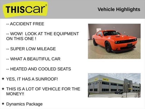 Used 2018 Dodge Challenger R/T Scat Pack w/ Dynamics Package image 9