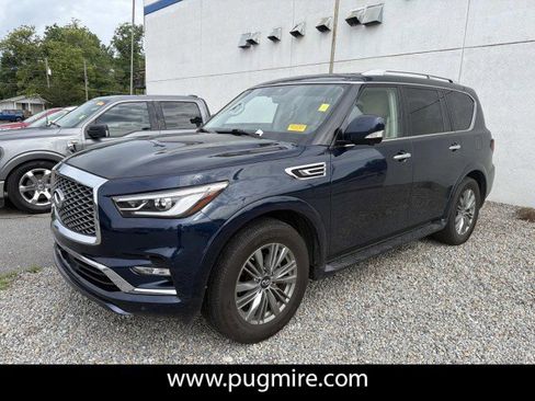 Used 2021 INFINITI QX80 Luxe w/ Cargo Package RWD image 3