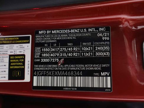 Used 2021 Mercedes-Benz GLS 450 4MATIC image 66