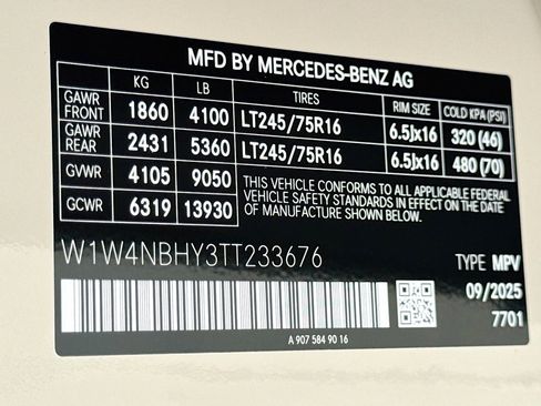 New 2026 Mercedes-Benz Sprinter 2500 image 27