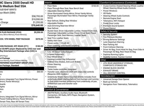 Used 2017 GMC Sierra 2500 Denali w/ Duramax Plus Package image 25