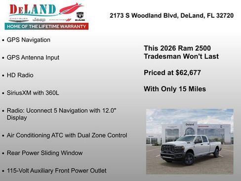 New 2026 RAM 2500 Tradesman AWD/4WD image 30