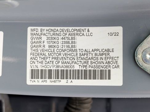 Used 2022 Honda Accord Sport image 55