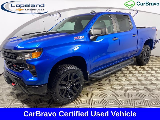 Certified 2022 Chevrolet Silverado 1500 Custom Trail Boss AWD/4WD 360° Tour