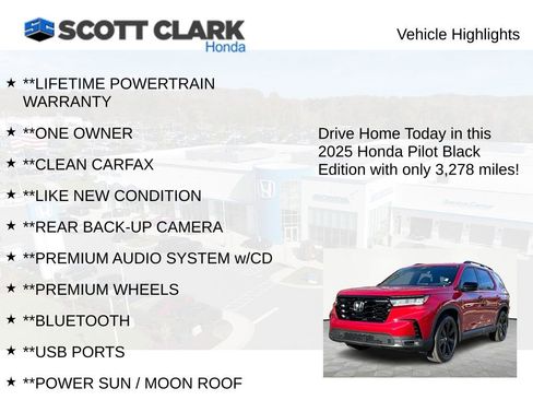 Used 2025 Honda Pilot Black Edition image 11