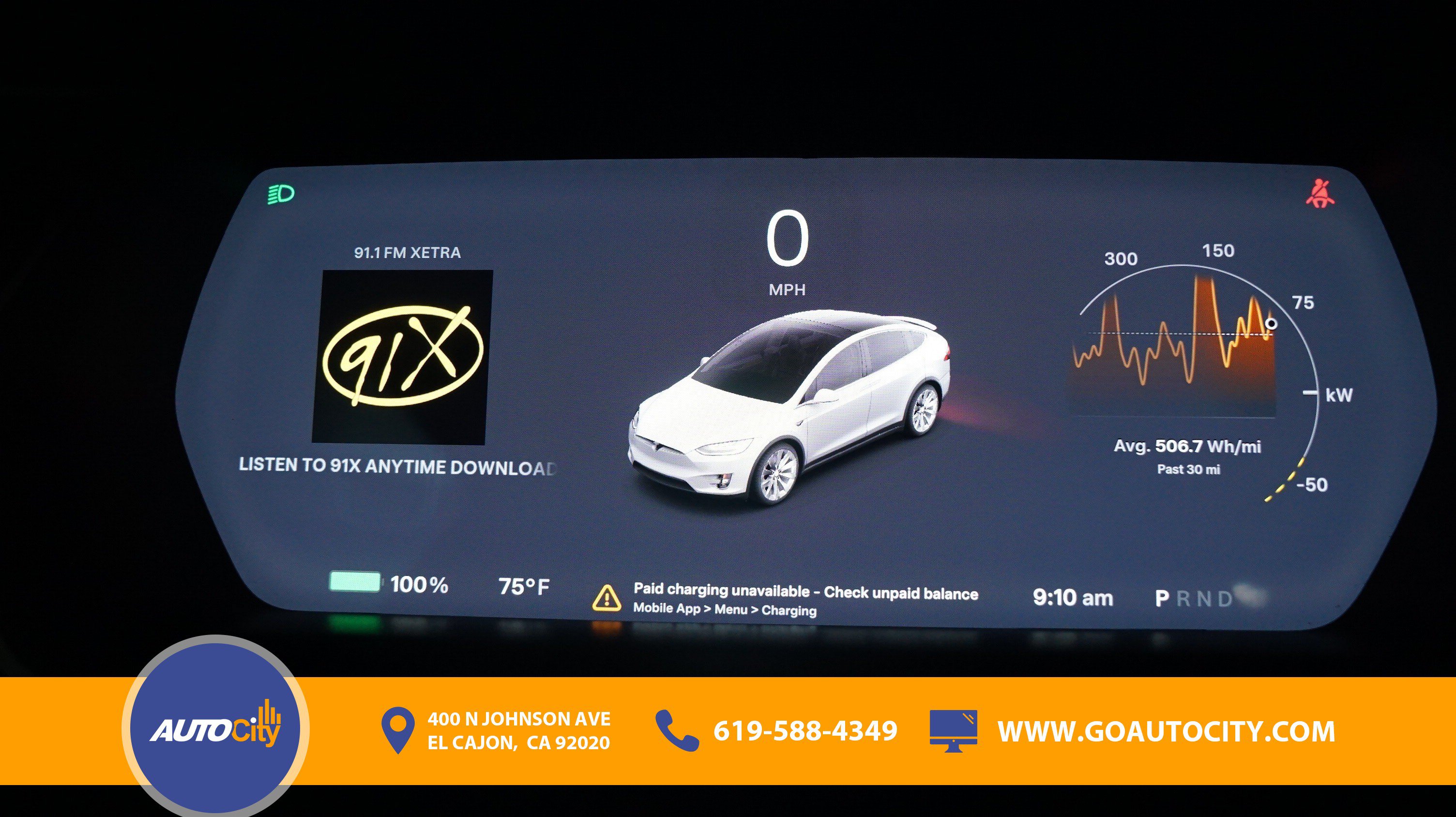 Used 2018 Tesla Model X 100D AWD/4WD image 3