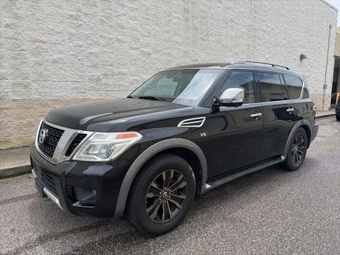 Used 2017 Nissan Armada Platinum w/ Captain Seat Package AWD/4WD image 1