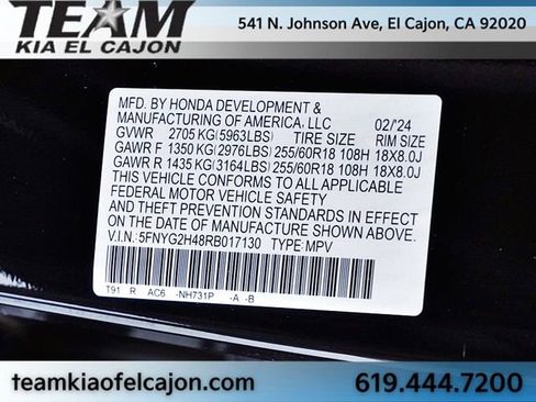 Used 2024 Honda Pilot EX-L image 33