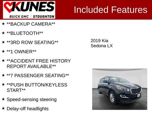 Used 2019 Kia Sedona LX FWD image 2