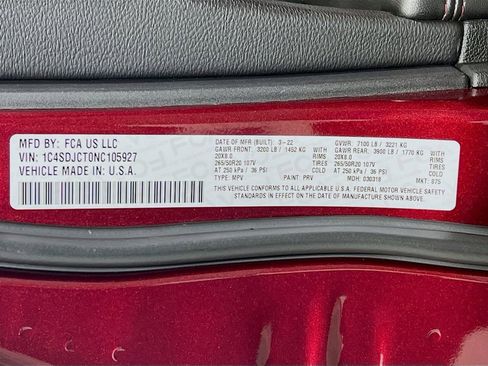 Used 2022 Dodge Durango R/T w/ Blacktop Package image 33