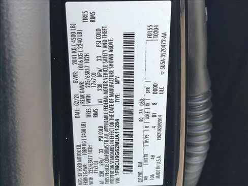 Used 2021 Ford Escape SE image 24