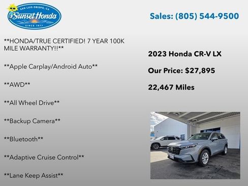 Used 2023 Honda CR-V LX image 6