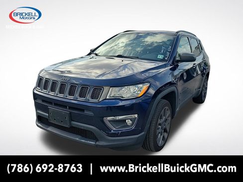 Used 2021 Jeep Compass Latitude w/ Sun and Sound Group AWD/4WD image 1