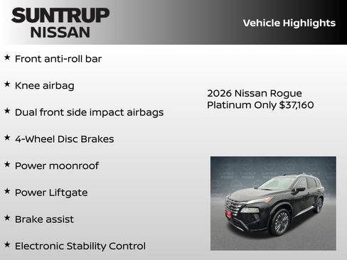 New 2026 Nissan Rogue Platinum w/ Platinum Premium Package image 30