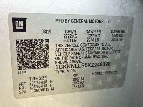 Used 2019 GMC Acadia SLE w/ Driver Alert Package I FWD image 37