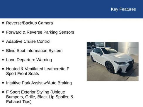 Used 2021 Lexus IS 350 F Sport w/ Accessory Package 2 RWD image 37