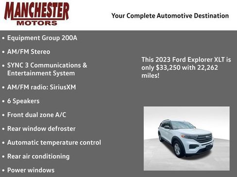 Used 2023 Ford Explorer XLT AWD/4WD image 2