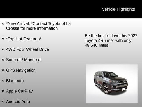 Certified 2022 Toyota 4Runner Limited image 6