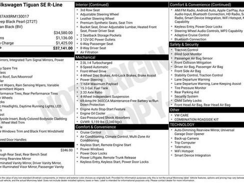 Used 2024 Volkswagen Tiguan SE R-Line FWD image 13