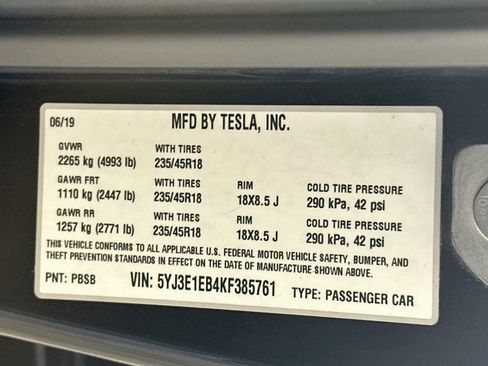 Used 2019 Tesla Model 3 Long Range AWD/4WD image 12