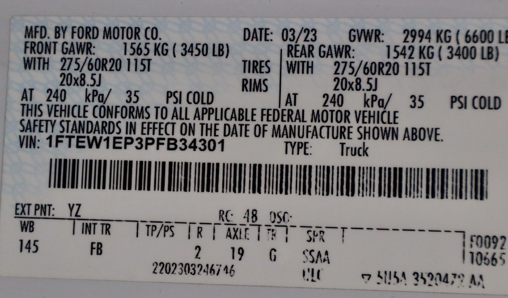 Certified 2023 Ford F150 XLT w/ Equipment Group 302A High AWD/4WD image 37