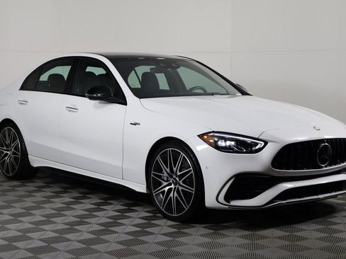 Used 2025 Mercedes-Benz C 43 AMG 4MATIC Sedan image 3