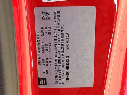 Used 2016 Chevrolet Camaro SS image 39