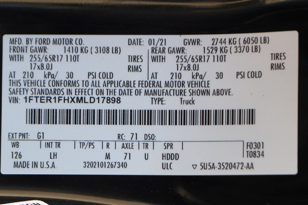 Used 2021 Ford Ranger XLT w/ Equipment Group 301A Mid AWD/4WD image 44