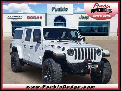 Used 2022 Jeep Gladiator Rubicon w/ LED Lighting Group AWD/4WD image 1