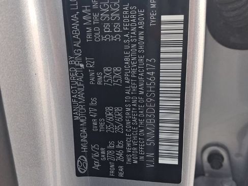Used 2025 Hyundai Tucson SEL FWD image 3