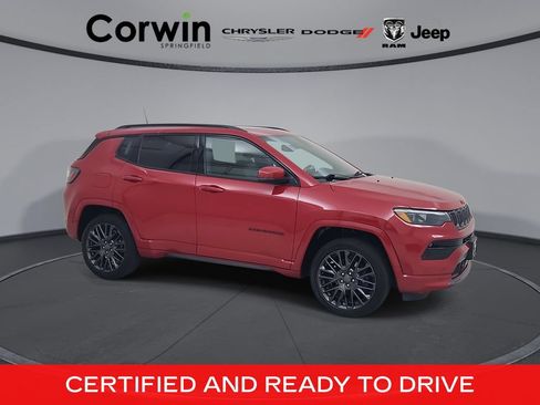 Certified 2023 Jeep Compass Limited w/ Elite Group for (Red) Edition AWD/4WD image 1