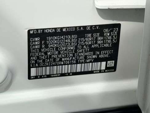 Certified 2024 Honda HR-V EX-L image 27