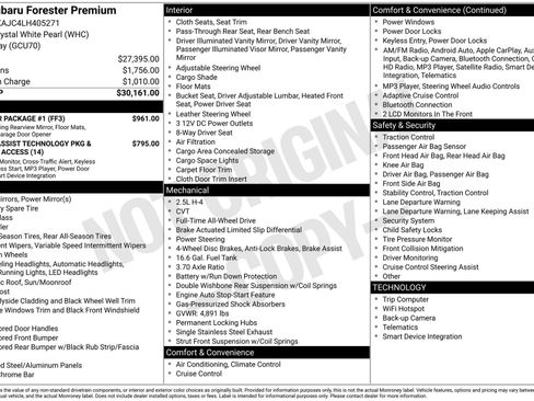 Used 2020 Subaru Forester Premium w/ Popular Package #1 image 5