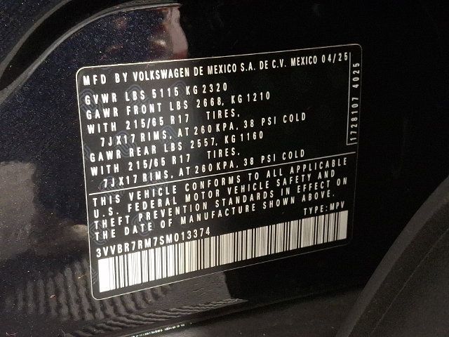Used 2025 Volkswagen Tiguan S AWD/4WD image 24