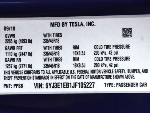 Used 2018 Tesla Model 3 Long Range image 44