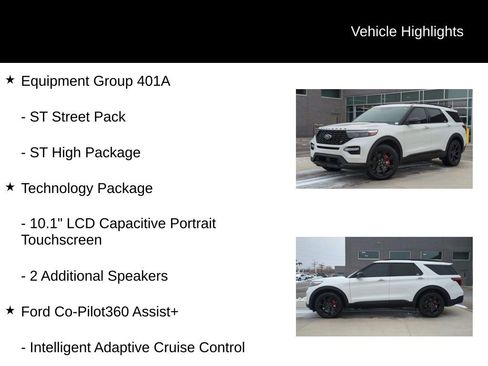 Certified 2023 Ford Explorer ST w/ Equipment Group 401A image 6